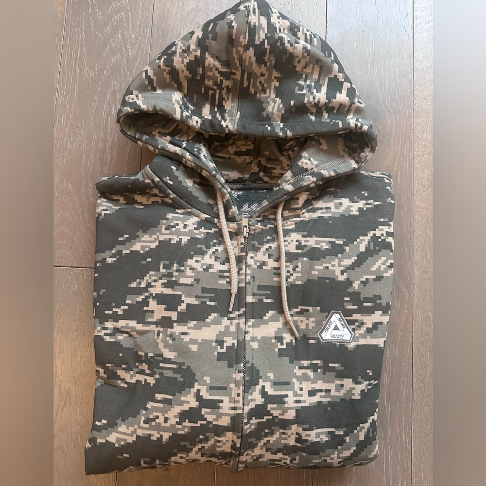 Palace Camo Zip Up Hoodie - Picture 2 of 4